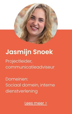 Consultant Jasmijn Snoek